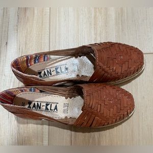 Mexican leather handmade sandals xanklas